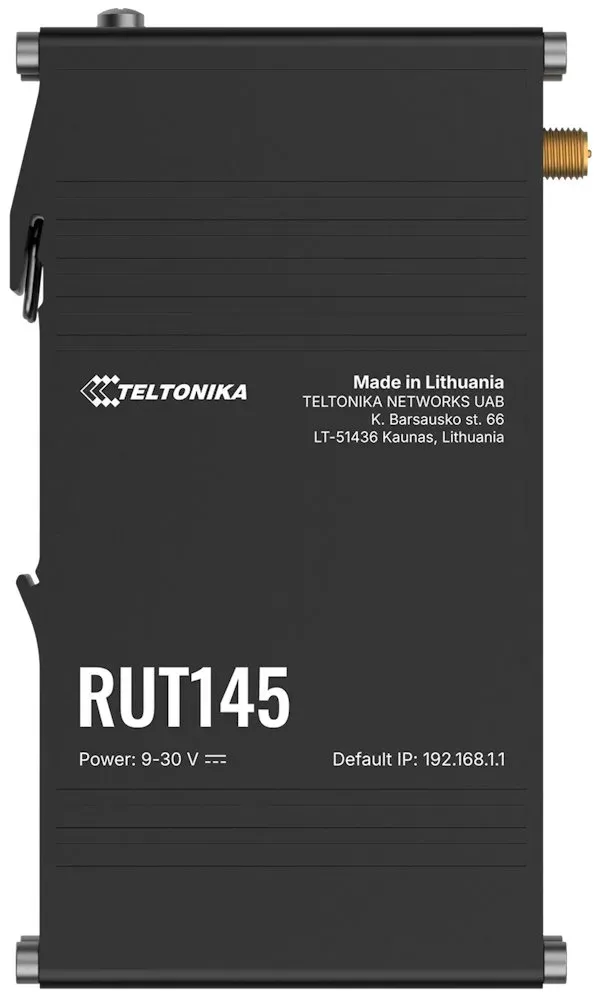 Teltonika RUT145 průmyslový router 1x LAN, 1x WAN, serial RS485, WiFi 4