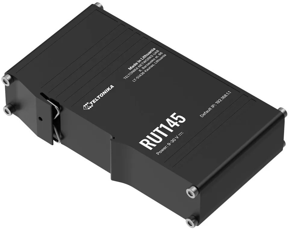 Teltonika RUT145 průmyslový router 1x LAN, 1x WAN, serial RS485, WiFi 4