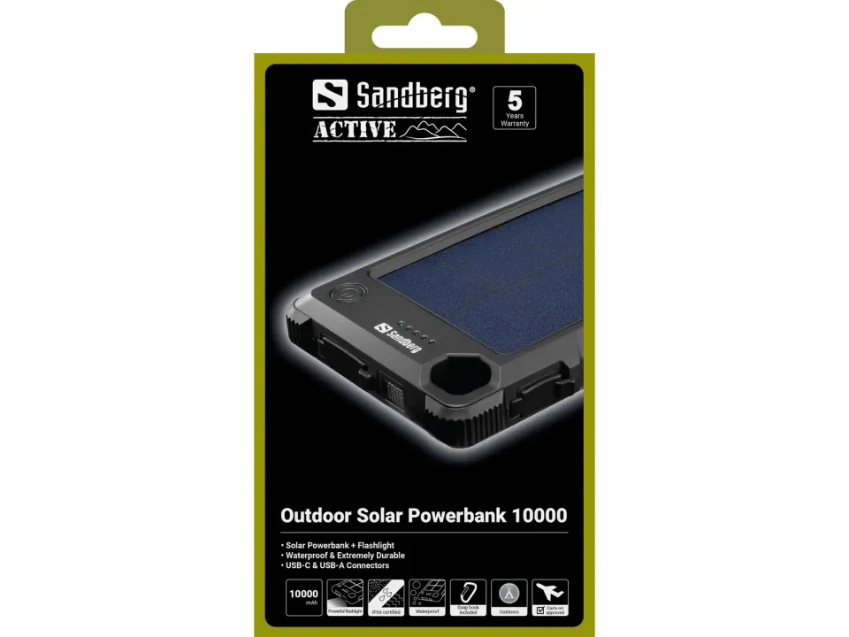 Sandberg Outdoor Solar Powerbank 10000