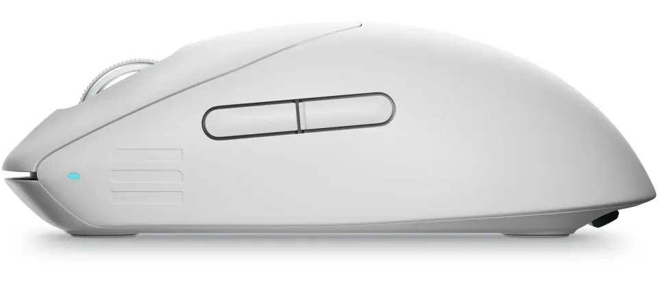 Dell Alienware Pro/Herní/Optická/Pro praváky/26 000 DPI/Drátová+bezdrátová/Bílá