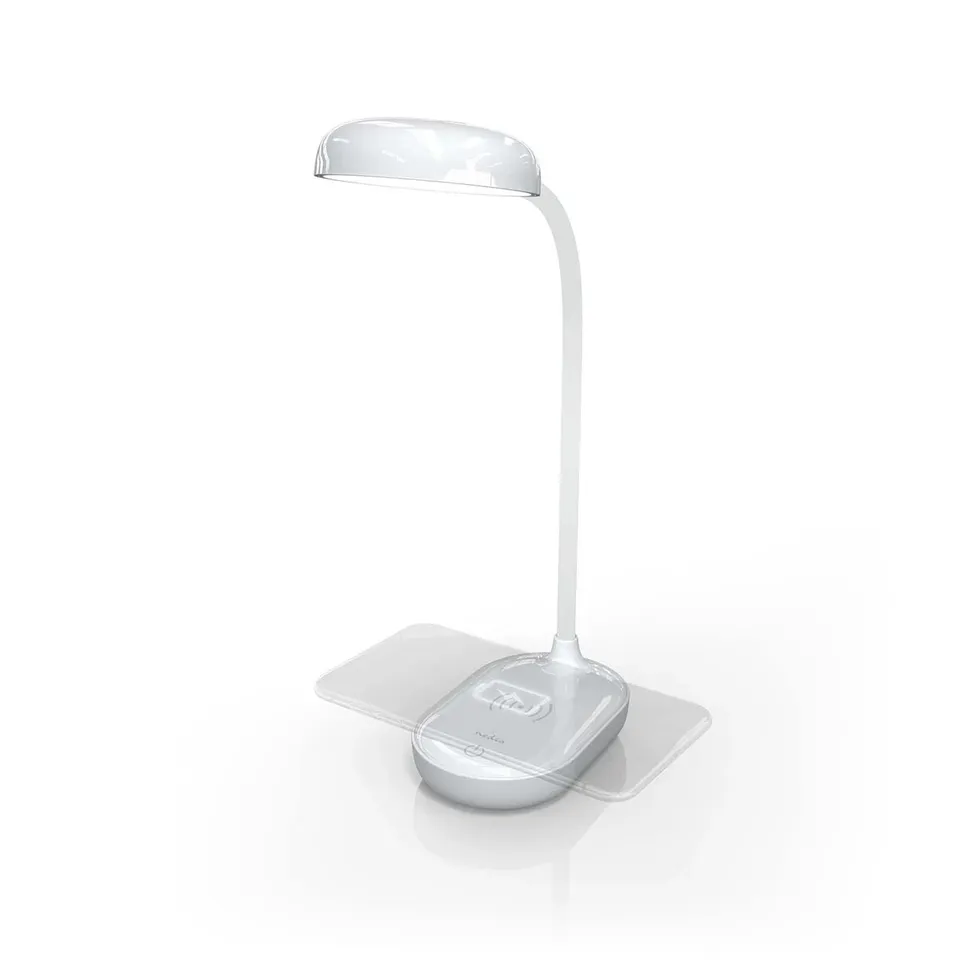 Nedis LTLGQ05WT - LED lampa s bezdrátovou nabíječkou | Dotykové funkce | LED | 3