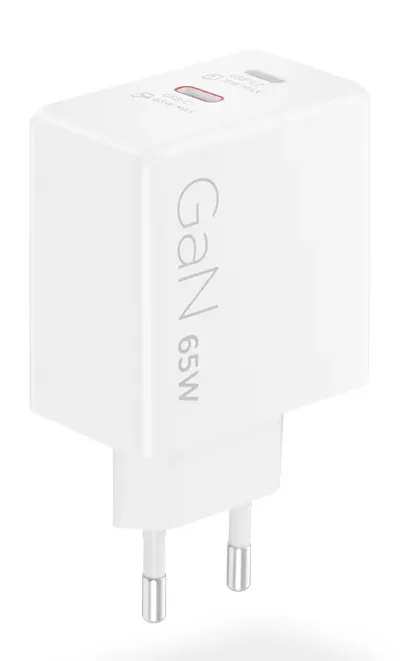 Lenovo Dual USB-C 65W GaN Charger - duální nabíječka 2x USB-C, 45W + 18W, bílá