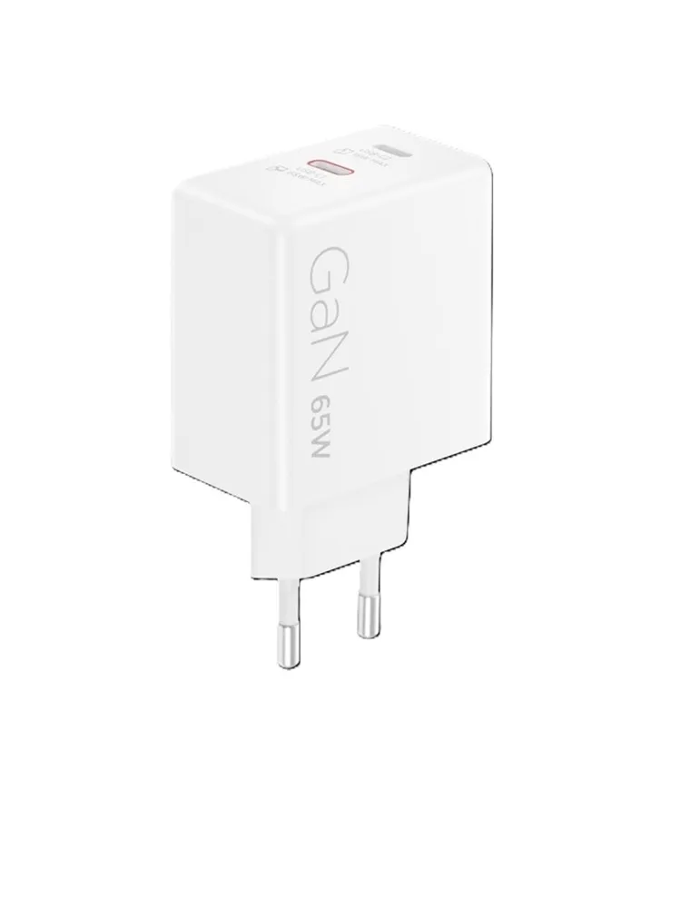Lenovo Dual USB-C 65W GaN Charger - duální nabíječka 2x USB-C, 45W + 18W, bílá