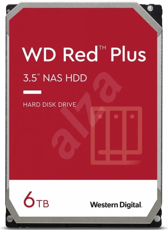WD RED PLUS NAS WD60EFPX 6TB SATAIII/600 256MB cache CMR