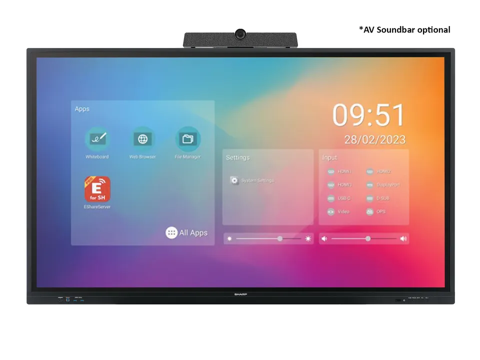 Sharp PN-LC652 LCD 65" Infračervený dotykový displej