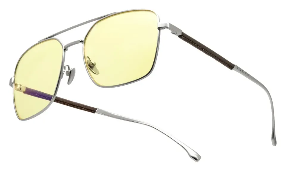 GUNNAR kancelářske/herní brýle WITCHER WHITE WOLF STEEL/UMBER jantarová skla BLF 65 GUNNAR focus