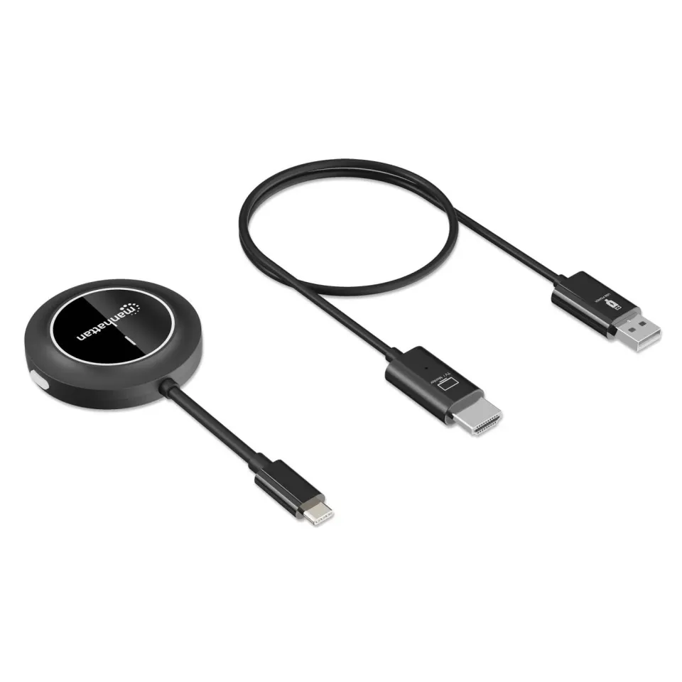 MANHATTAN HDMI Bezdrátová sada na prezentaci, 1080p, černá