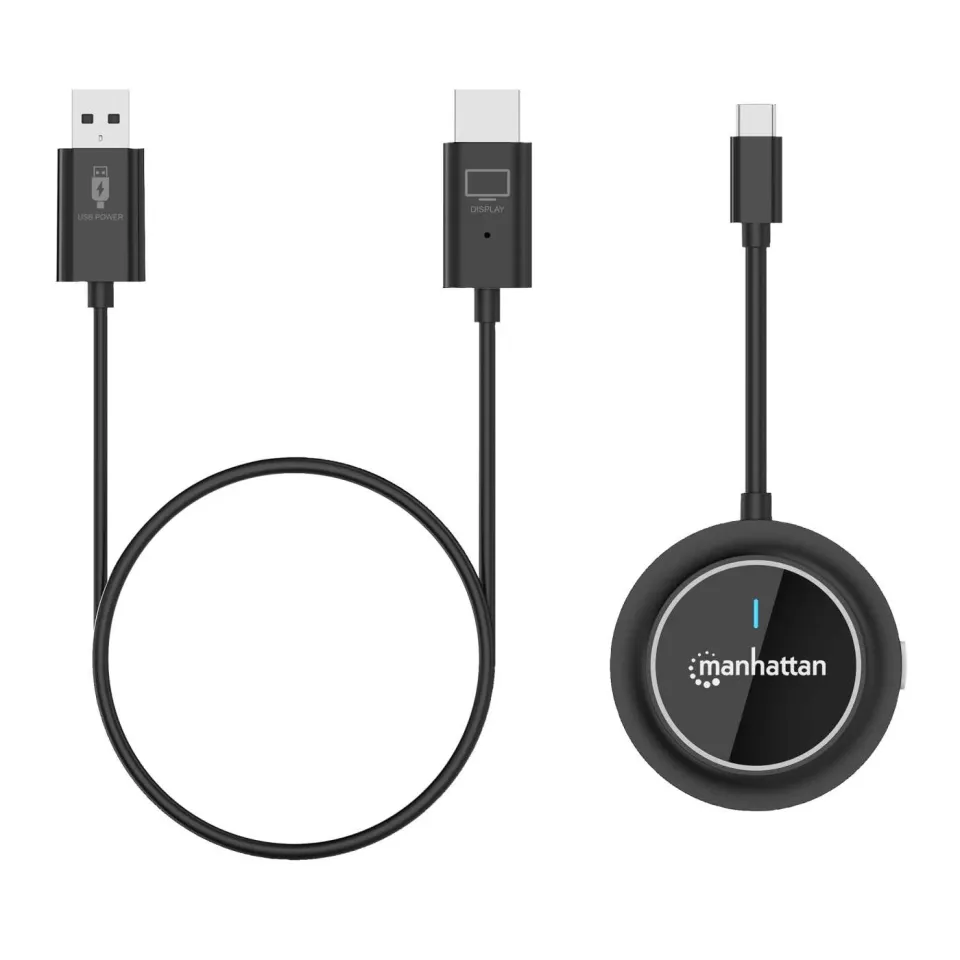 MANHATTAN HDMI Bezdrátová sada na prezentaci, 1080p, černá