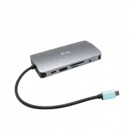 i-tec USB-C Metal Nano Dock HDMI/VGA with LAN + Power Delivery 100 W