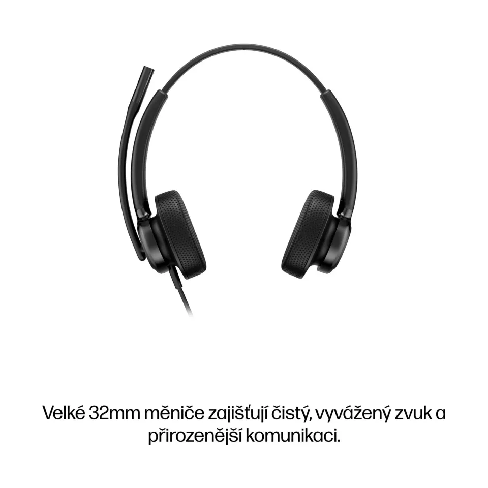 HP Poly Mission 425 Stereo USB Wired Headset WW