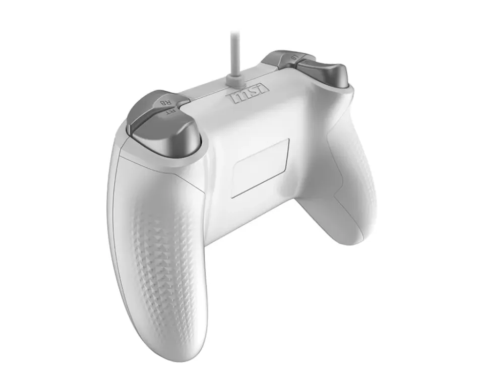 MSI gamepad FORCE GC200 WHITE/ drátový/ USB/ pro PC, Android/ bílý