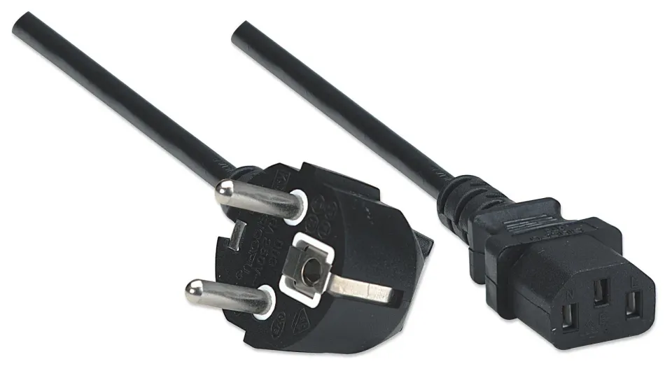 MANHATTAN kabel napájecí PC to Schuko, 1.8 m