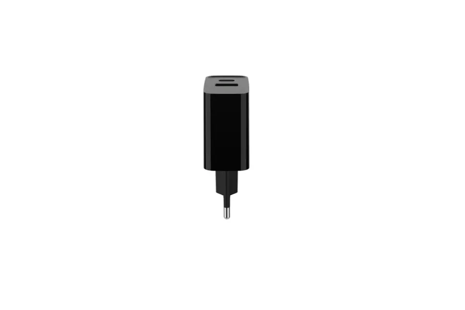 GEMBIRD, Nabíječka USB, 2x port, 20W, rychlé nabíjení, černá