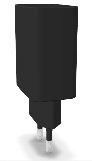GEMBIRD, USB-Ladegerät, 2 Anschlüsse, 20W, Schnelladung, schwarz