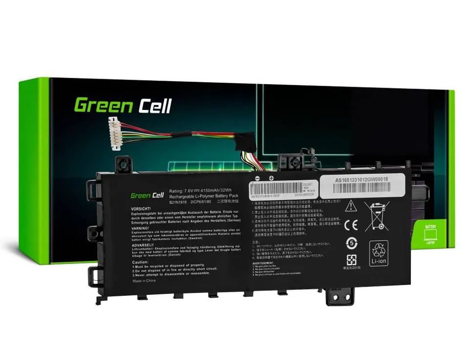 Green Cell battery B21N1818 C21N1818-1 for Asus VivoBook 15 A512 A512DA A512FA A