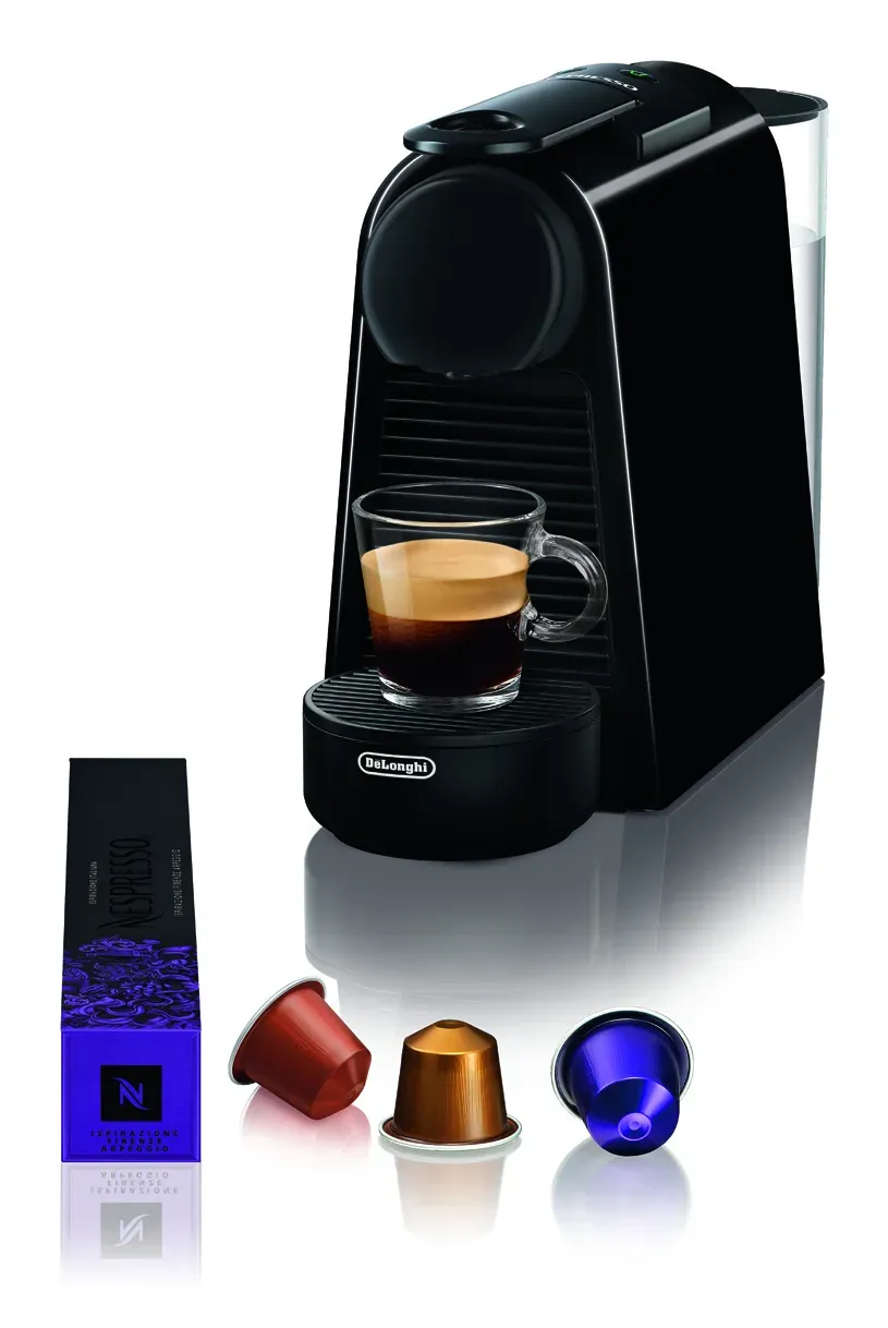 DeLonghi Nespresso Essenza Mini Black kávovar na kapsle, 19 bar, automatické vypnutí, černá