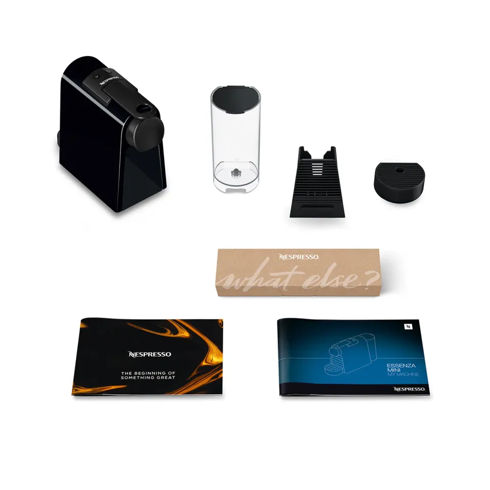 DeLonghi Nespresso Essenza Mini Black kávovar na kapsle, 19 bar, automatické vypnutí, černá