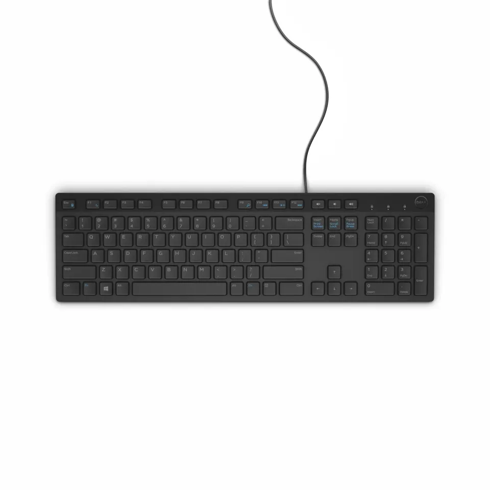 DELL klávesnice KB216/ multimediální/ ruská/ USB/ drátová/ černá