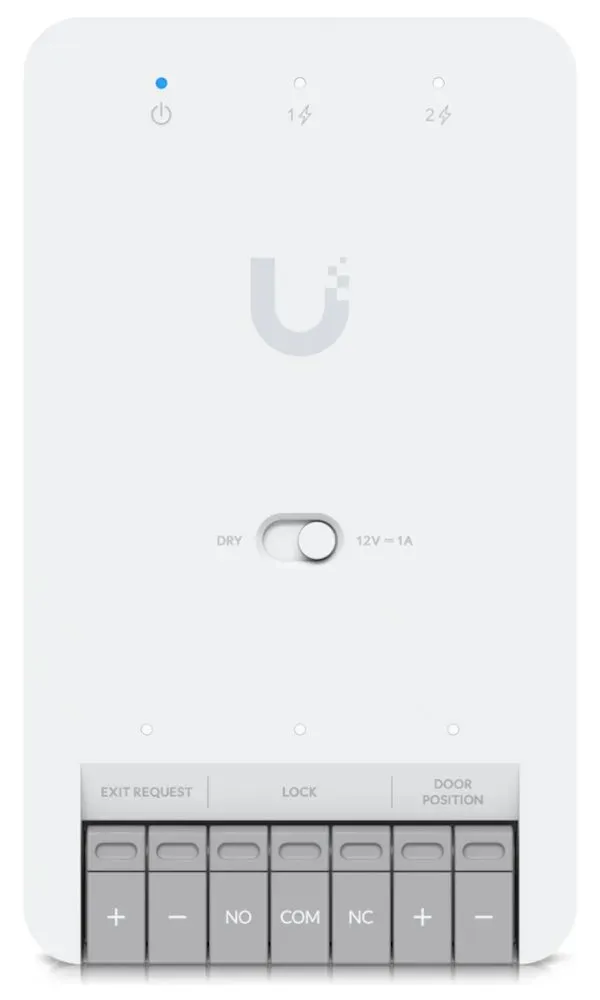 Ubiquiti UniFi Access Door Hub Mini - Hub pro 1 dveře, 2x PoE+ Out, 1x výstup 12V nebo Dry, 1x PoE++