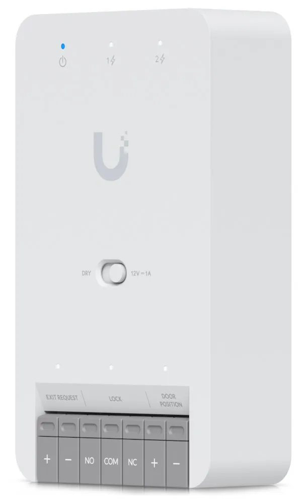 Ubiquiti UniFi Access Door Hub Mini - Hub pro 1 dveře, 2x PoE+ Out, 1x výstup 12V nebo Dry, 1x PoE++