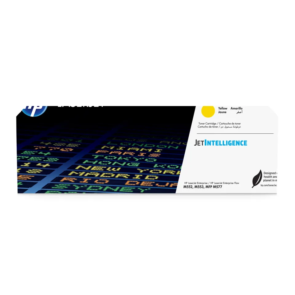 HP CF362A originální toner žlutý č.508A malý cca 5000 str. (yellow, HP CLJ M552, M553, žlutá, ColorSphere 3 Jetintelligence )