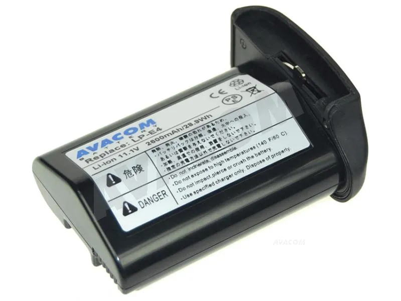 AVACOM Náhradní baterie Canon LP-E4 Li-Ion 11.1V 2600mAh 28.9Wh