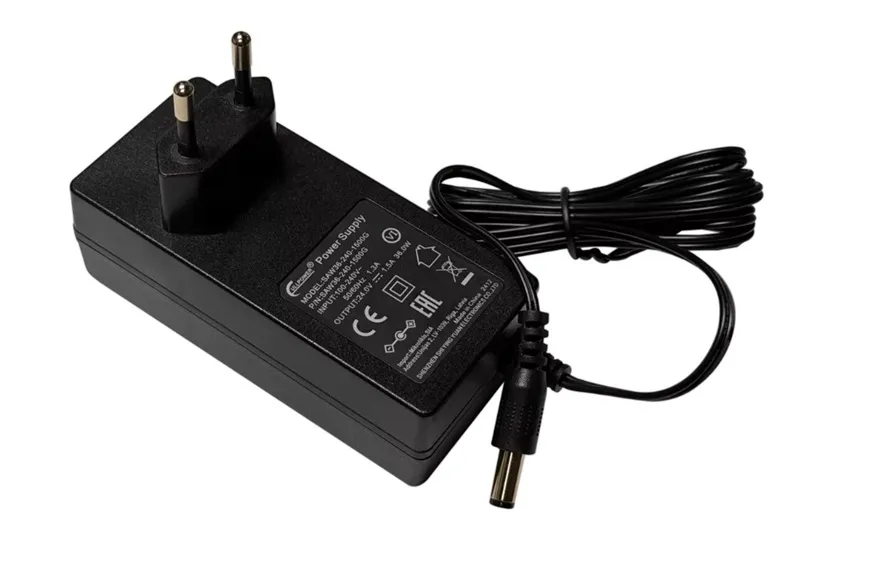 Mikrotik SAW36-240-1500, 24V 1.5A 36W power supply, straight DC plug