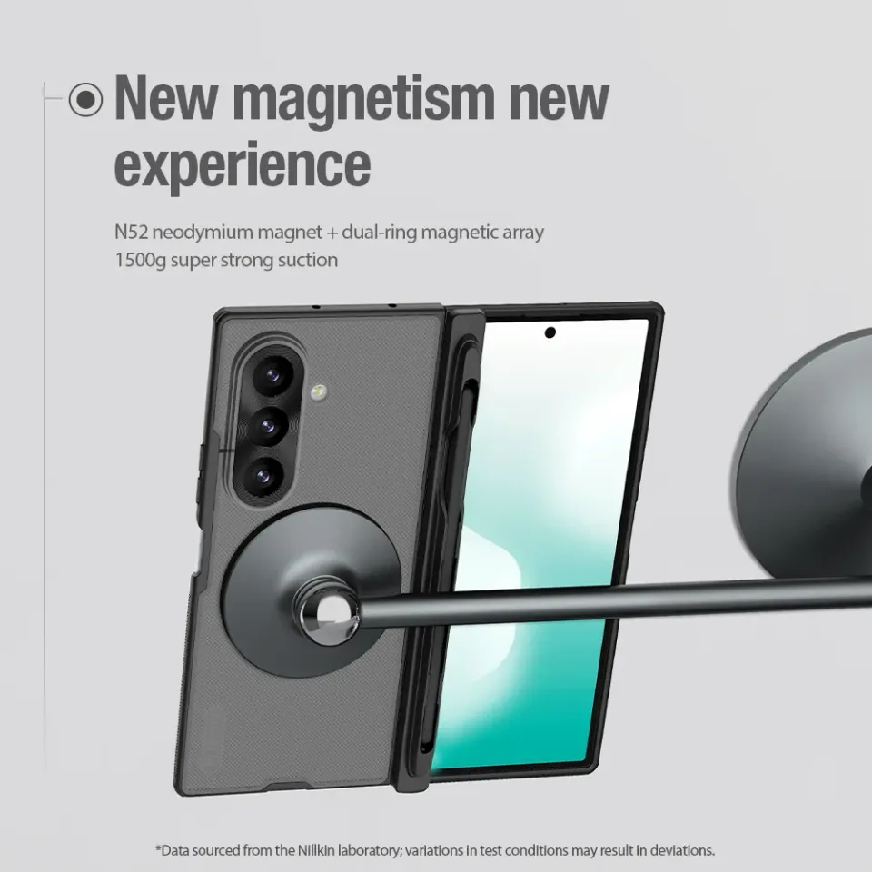 Nillkin Super Frosted FOLD Magnetic Pen Slot Zadní Kryt pro Samsung Galaxy Z Fold 8 Ultra Transparen