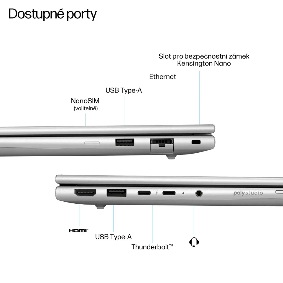 HP NTB EliteBook 6 G1i 14" U5-225U WUXGA 300FHD, 1x16GB, 512GB, WiFi7, BT, FpS, backlit keyb, Win11Pro, 3y onsite