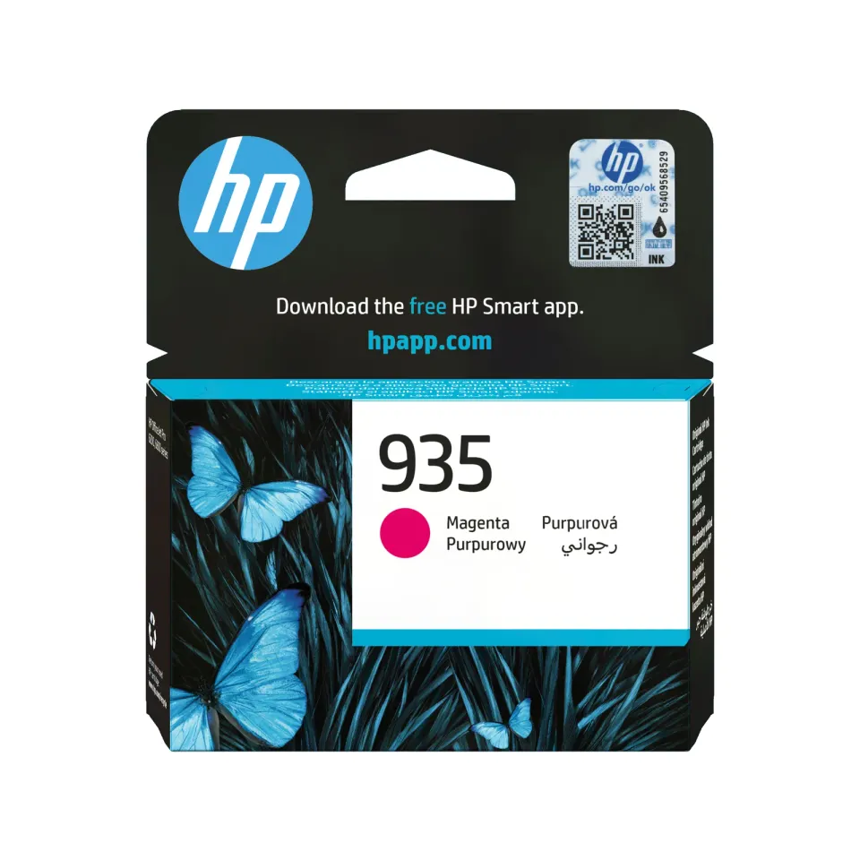 HP C2P21AE náplň č.935 purpurová malá cca 400 stran (magenta, pro HP OfficeJet 6830, 6820, 6220, 6230)
