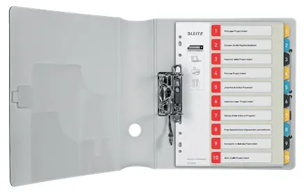 LEITZ Celoplastové rejstříky Cosy A4 popisovatelné na počítači 1-10