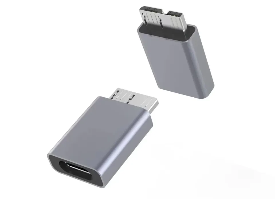 PremiumCord Aluminium USB C female - USB3.0 Micro B Male adaptér