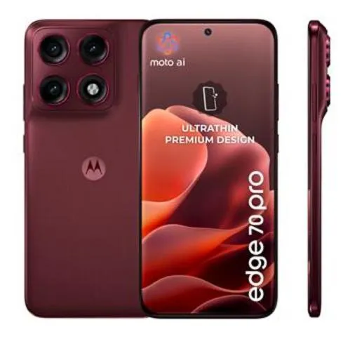 MOTOROLA EDGE 70 PRO 5G 12+512GB Dual SIM PANTONE Zinfandel (Red)