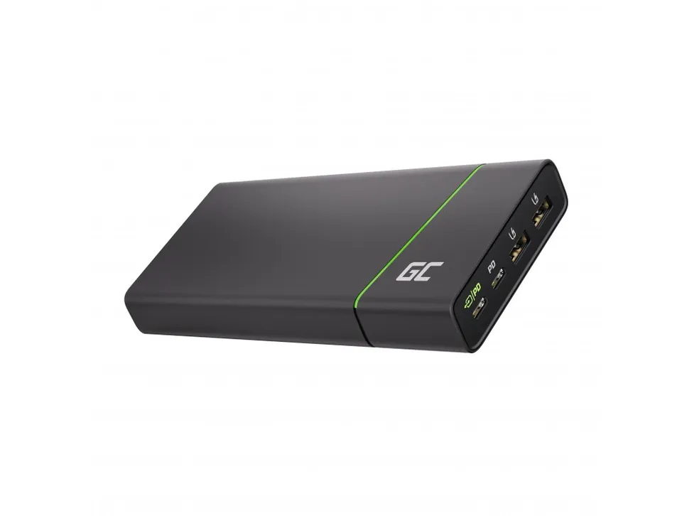 Green Cell Power Bank GC PowerPlay Ultra 26800mAh 128W 4-port for laptop, MacBoo