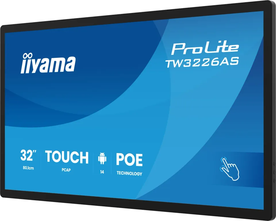 32" iiyama TW3226AS-B3P:VA,FHD,Android,POE