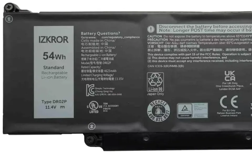 Dell Baterie 3-cell 54W/HR LI-ION pro Latitude 5340,5440,5540, 5450, Precision 3480, 3580