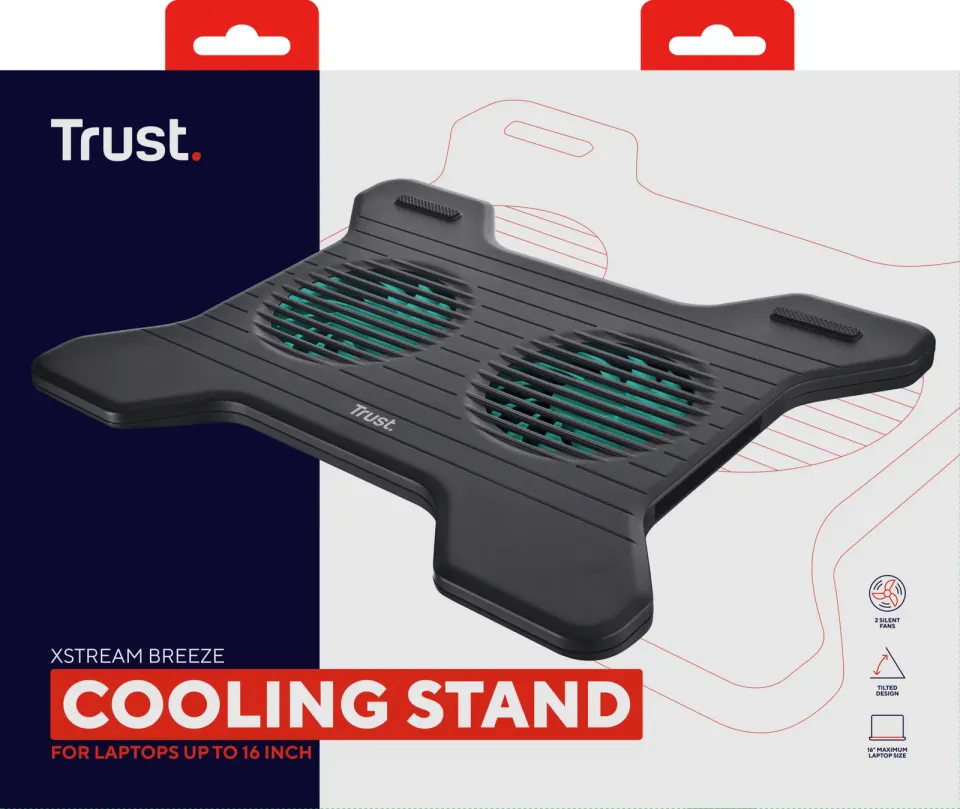 TRUST Stojan na notebook Cooling Stand Xstream Breeze (chladící podložka)