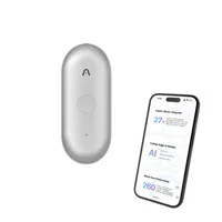PLAUD Note Pin S Silver - AI hlasový záznamník + náramek a šňůrka na krk