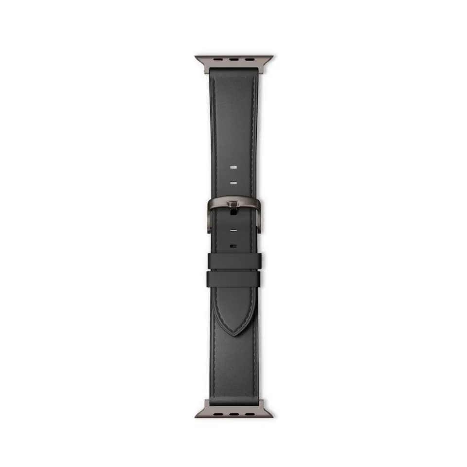 Epico Watch Strap Leather 42/44/45/46/49 - černá