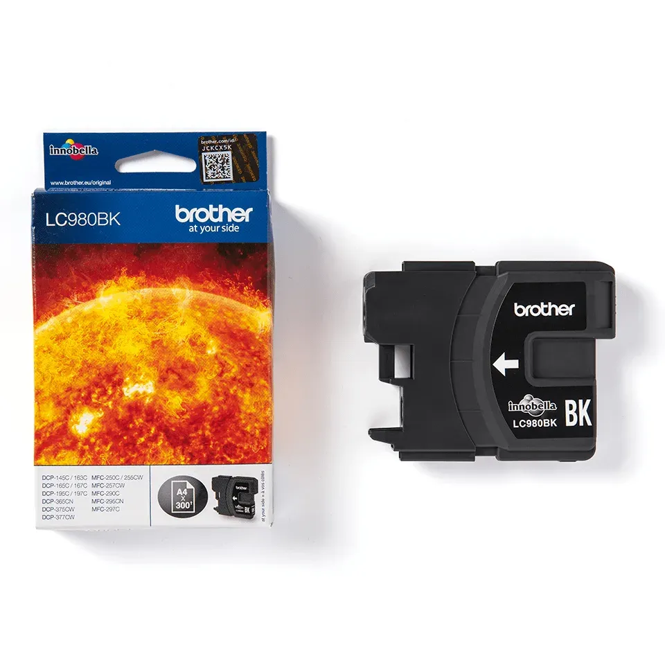 BROTHER LC-980BK originální náplň černá - 300 stran