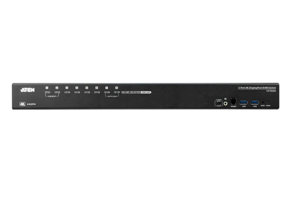 ATEN 8-Port USB 3.0 4K DisplayPort KVM Switch