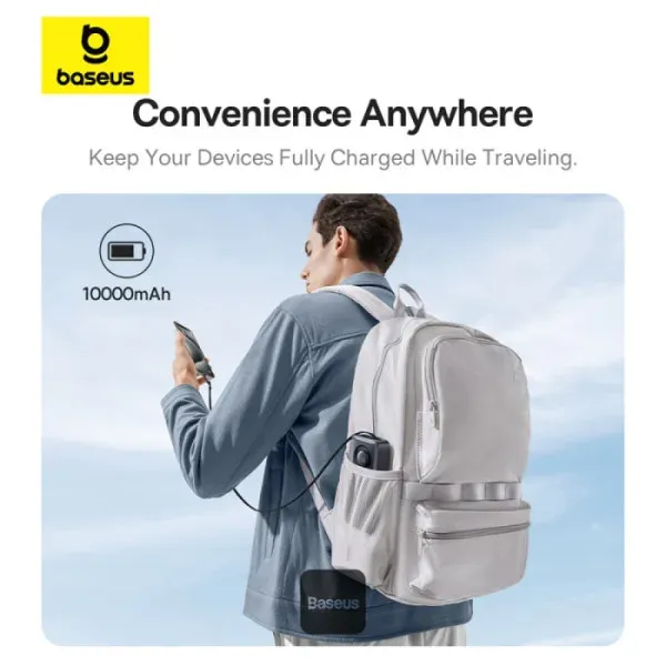 Baseus Powerbanka OS Free2Pull 10000mAh 30W černá