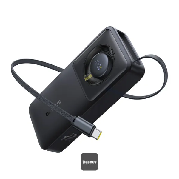 Baseus Powerbanka OS Free2Pull 10000mAh 30W černá
