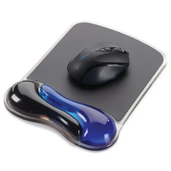 Kensington podložka pod myš Duo Gel Mouse Pad - černo-modrá