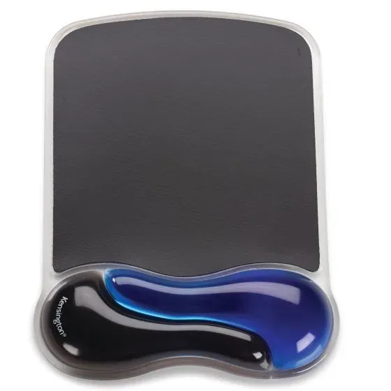 Kensington podložka pod myš Duo Gel Mouse Pad - černo-modrá