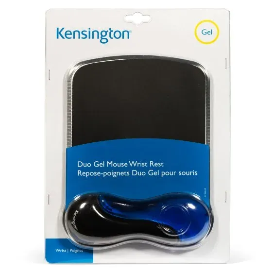 Kensington podložka pod myš Duo Gel Mouse Pad - černo-modrá