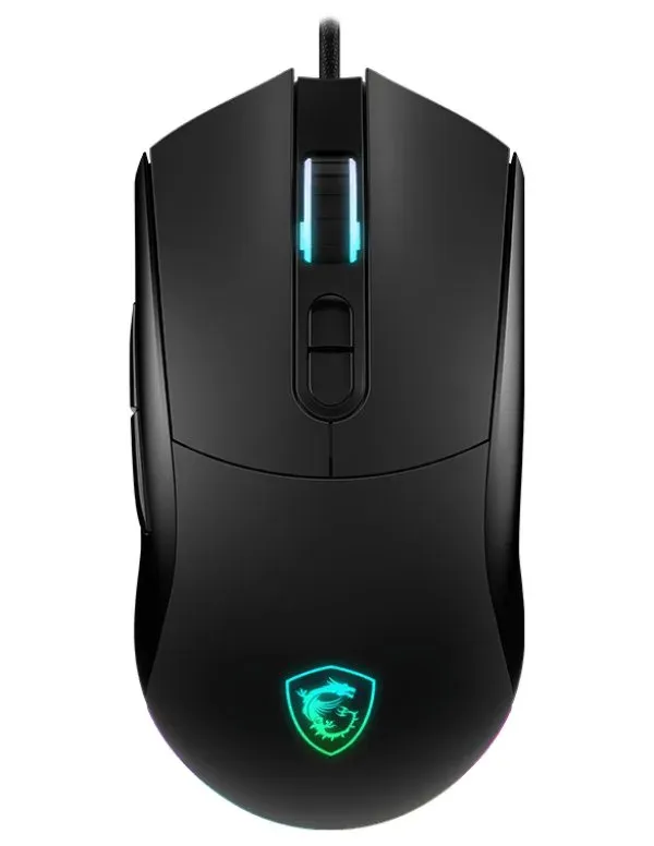 MSI herní myš FORGE GM320/ drátová/ 12.800 dpi/ RGB podsvícení/ 7 tlačítek/ USB