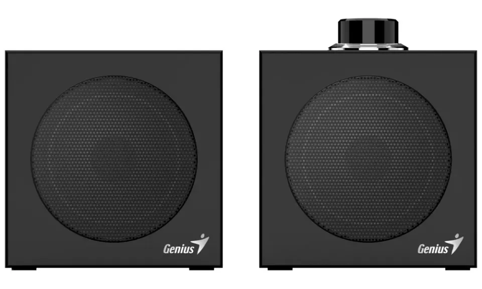 Genius SP-HF300U, Reproduktory, 2.0, 4W RMS, USB-A, USB-C, 2" měniče, dřevěné, o (31730061400)