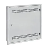 Solarix rozvaděč LC-18 do zdi s lištami 2U, 4U a 11U, 550x550 šedá RAL7035 s rámečkem k zazdění LC-18-55-15-W-G