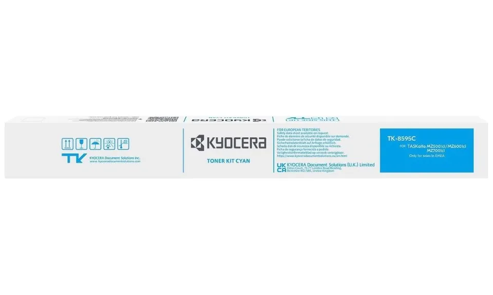 Kyocera Toner TK-8595C cyan na 24 000 A4 (při 5% pokrytí), pro TASKalfa MZ5001ci/MZ6001ci/MZ7001ci